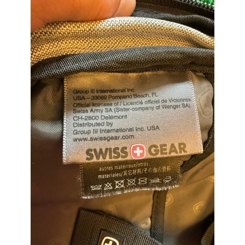 SwissGear Airflow Backpack Unisex Large Grey Black Good Multi-Pocket Travel Bag